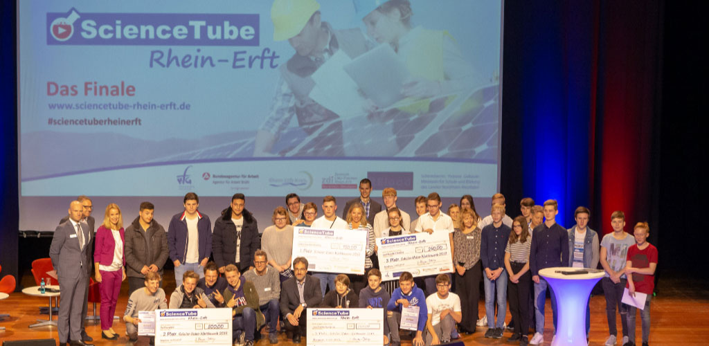 Großes Finale mit Preisverleihung ScienceTube Rhein-Erft 2019